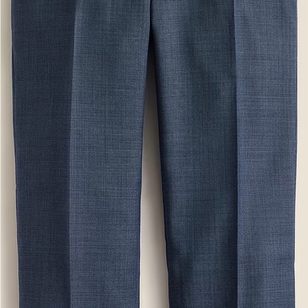 NYT Boys' slim Ludlow suit pant in stretch worsted wool blend- Harbor Blue
